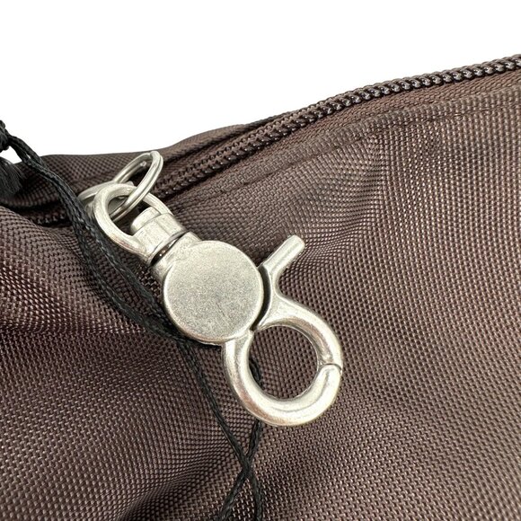 NWT Travelon Anti-Theft Bucket Tote Bag Multiple Zipper Pockets Brown - Picture 5 of 13